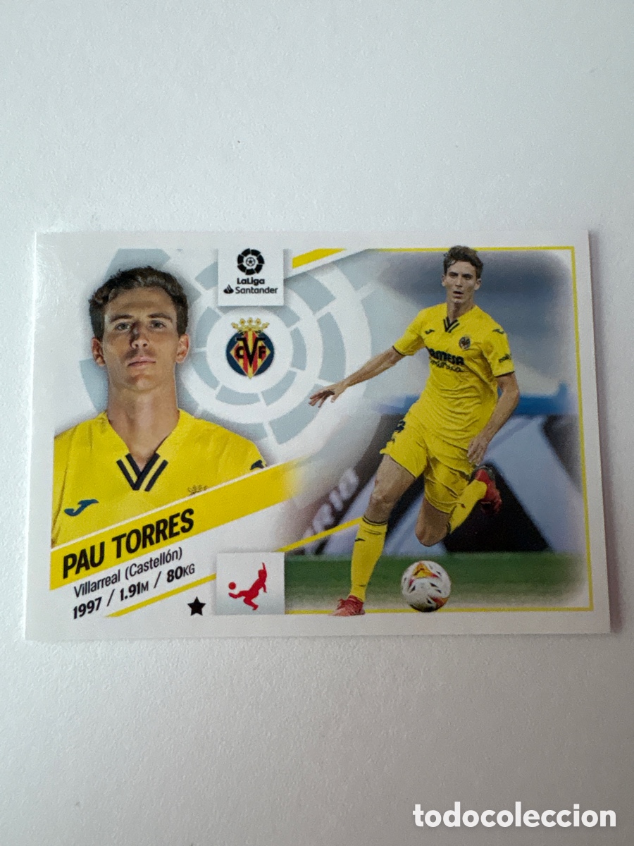 Figurine di Calcio: Cromo Pau Torres Villarreal 7 Panini Liga Este 2022-23