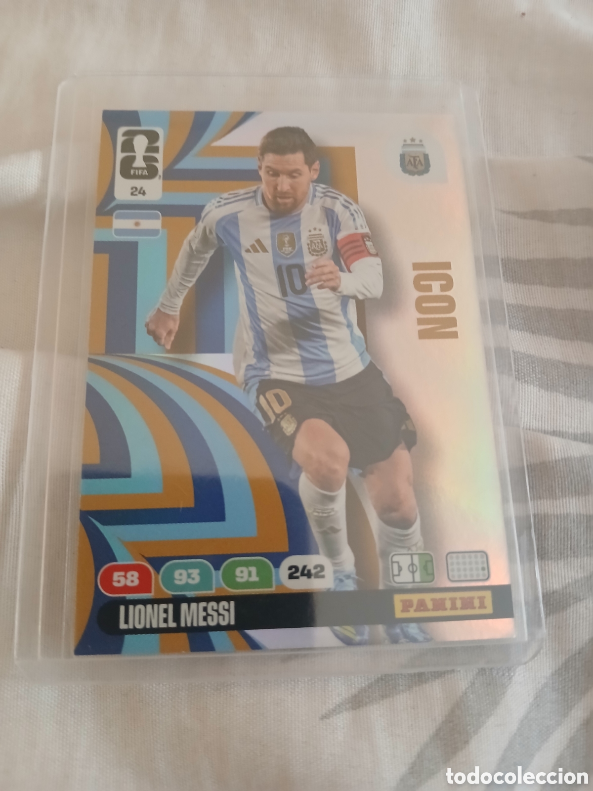 Cartes &agrave; collectionner de Football: Messi Icon mundial 26
