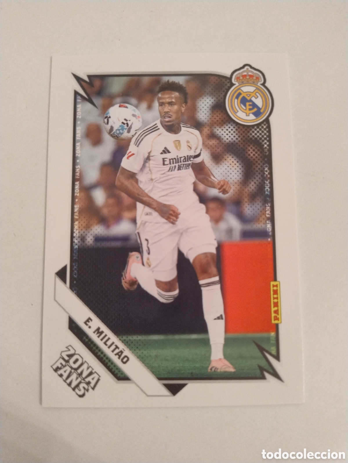 Cromos de f&uacute;tbol: 33 - Militao - Real Madrid - Panini Club 2025 - 2026 Zona Fans