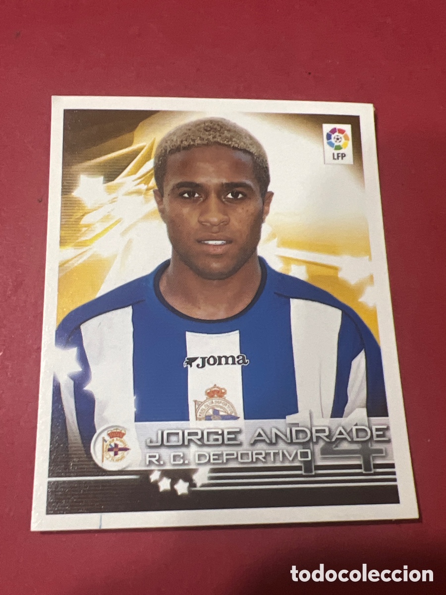 Cromos de f&uacute;tbol: CROMO SUPERLIGA DE ESTRELLAS 2002 2003 02 03 PANINI N 154 JORGE ANDRADE DEPORTIVO CORU&Ntilde;A SIN PEGAR