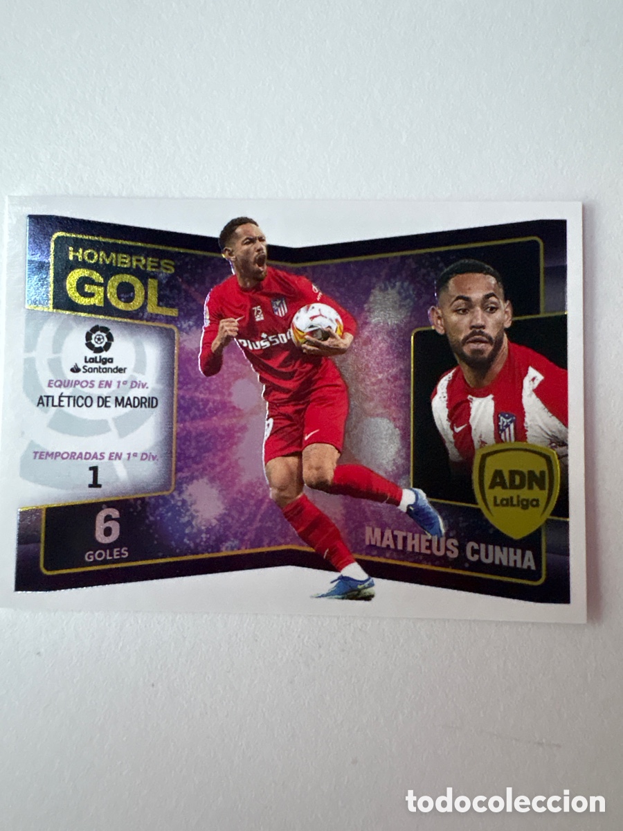 Cromos de f&uacute;tbol: Cromo Matheus Cunha ADN LaLiga 17 Panini Liga Este 2022-23