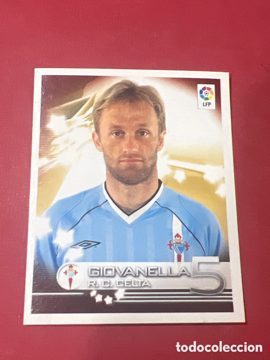 Cartes &agrave; collectionner de Football: C9224. 143 GIOVANELLA CELTA PANINI 2002 2003 CROMO FUTBOL SUPERLIGA 02 03 - SIN PEGAR