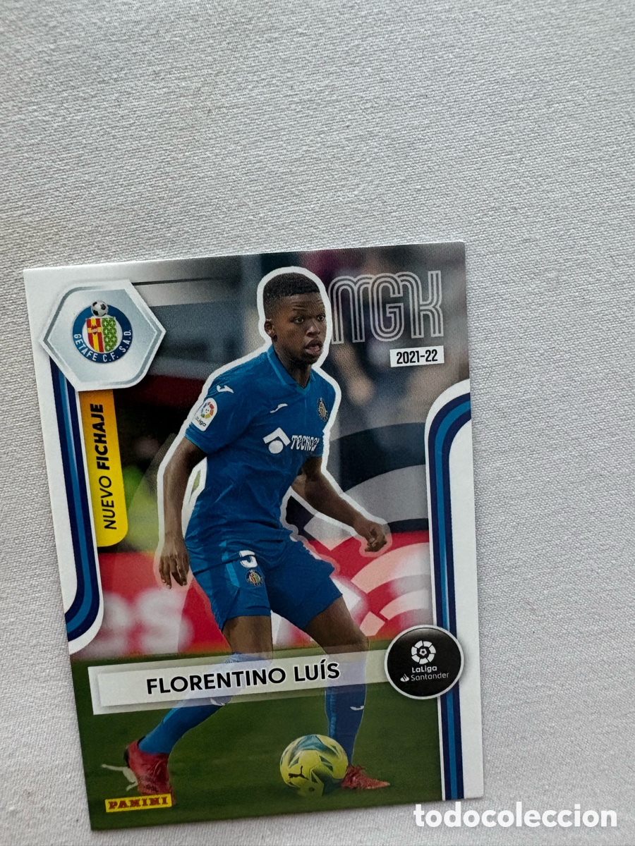 Fu&szlig;ball-Sticker: 469 NUEVO FICHAJE FLORENTINO LUIS GETAFE SEGUNDA 2&ordf; EDICI&Oacute;N MEGACRACKS 2021 2022 21 22 MGK