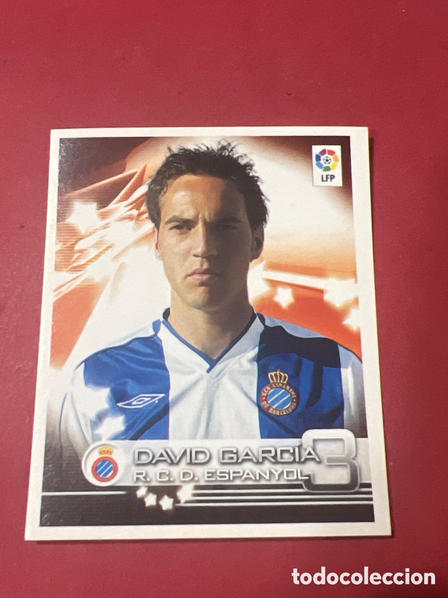 Cartes &agrave; collectionner de Football: C9228. PANINI SUPERLIGA DE ESTRELLAS 2002 2003 LIGA 02 03 NUNCA PEGADO ESPANYOL N&ordm; 173 DAVID GARCIA