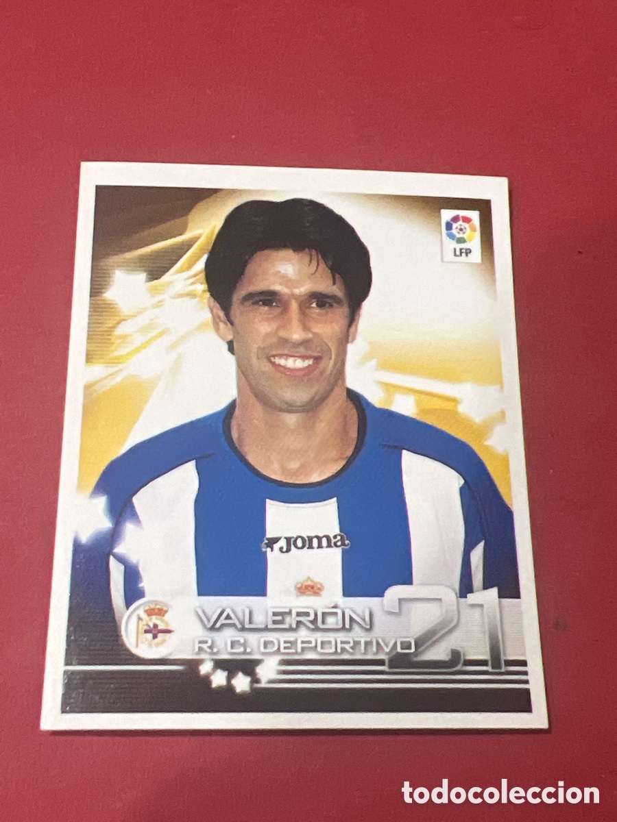 Fu&szlig;ball-Sticker: C9233. Deportivo La Coru&ntilde;a - 163 Valer&oacute;n - Superliga Panini 2002-2003, 02-03 - Nunca pegado
