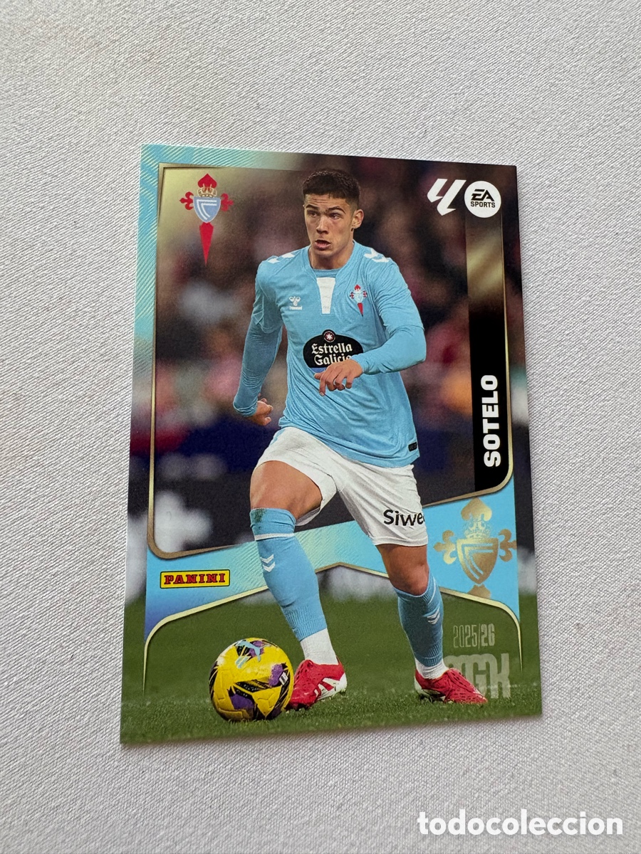 Cromos de f&uacute;tbol: MGK 122 SOTELO CELTA VIGO CROMOS ALBUM MEGACRACKS LIGA FUTBOL 2025 2026 25 26
