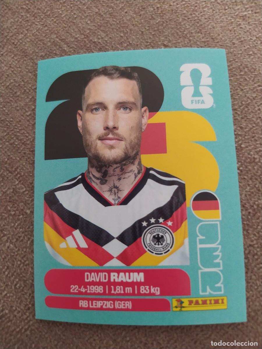 Cromos de f&uacute;tbol: GER 04 David RAUM 4 Alemania mundial 2026 panini
