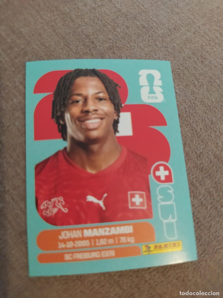 Cromos de f&uacute;tbol: SUI 15 SUI15 Johan MANZAMBI Suiza Mundial 2026 Panini