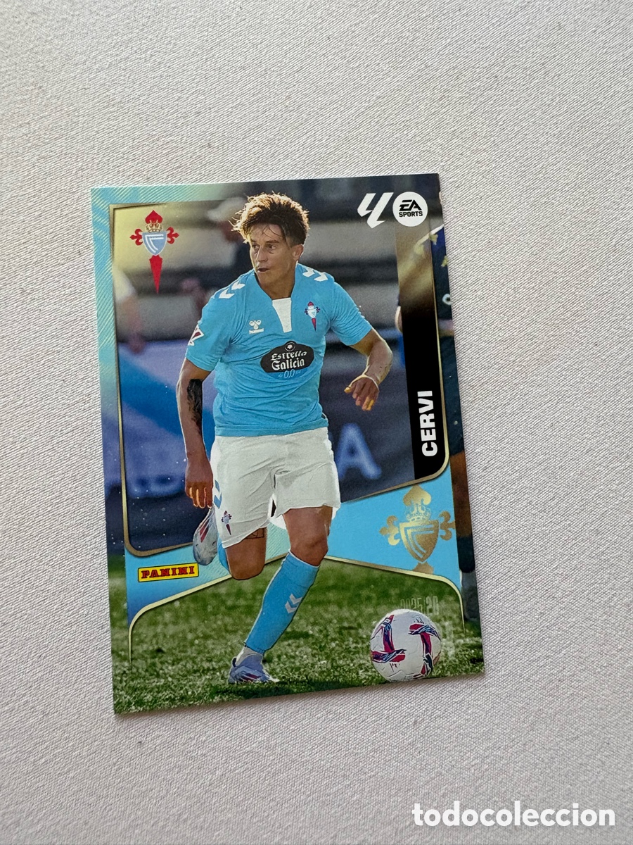 Cromos de f&uacute;tbol: MEGACRACKS CERVI 123 CELTA DE VIGO CROMO LIGA 25 26 2025 2026 MGK PANINI