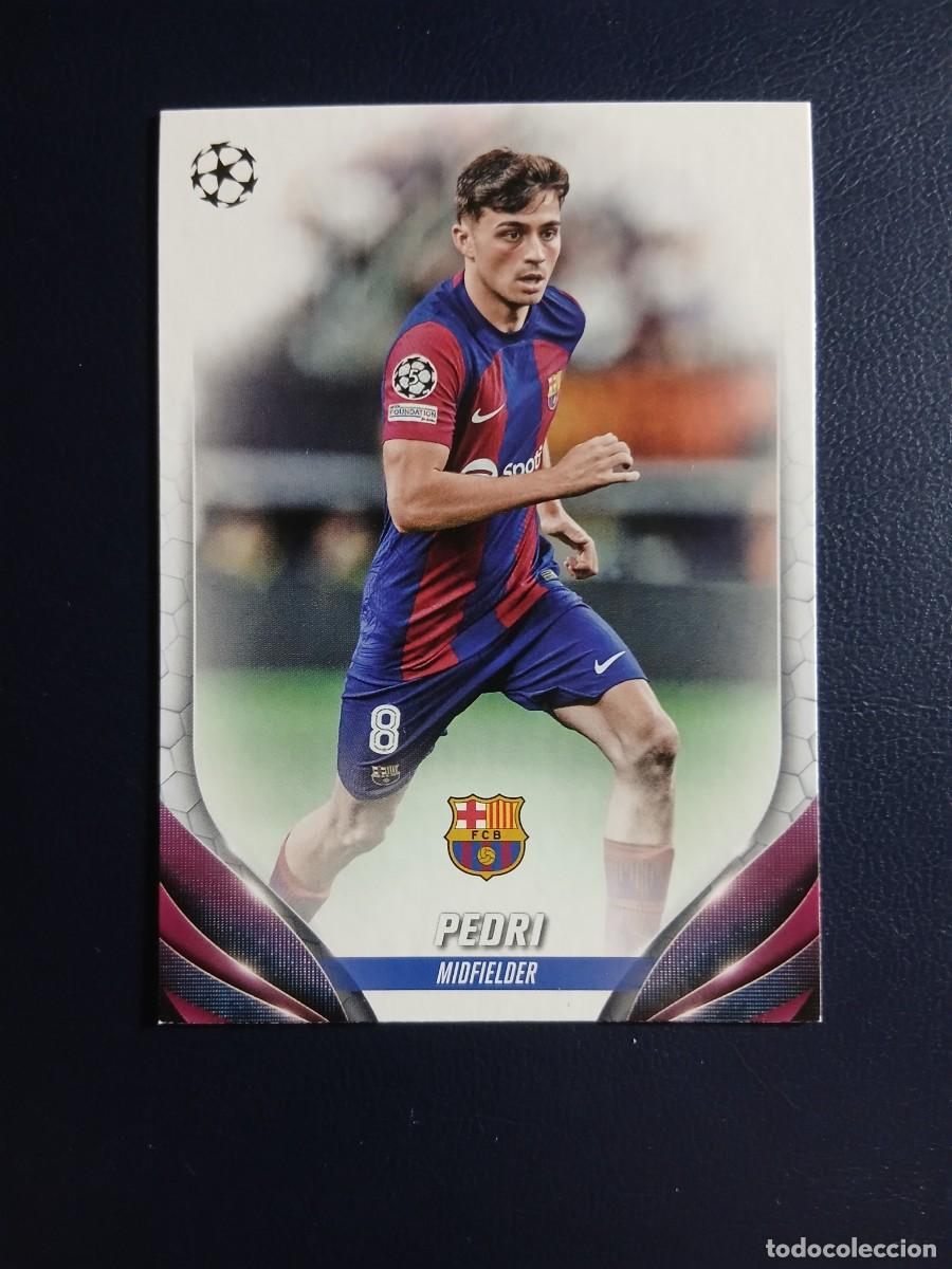 Cromos de f&uacute;tbol: 15 PEDRI FC BARCELONA Topps UEFA Club Competitions 2023 2024 23 24