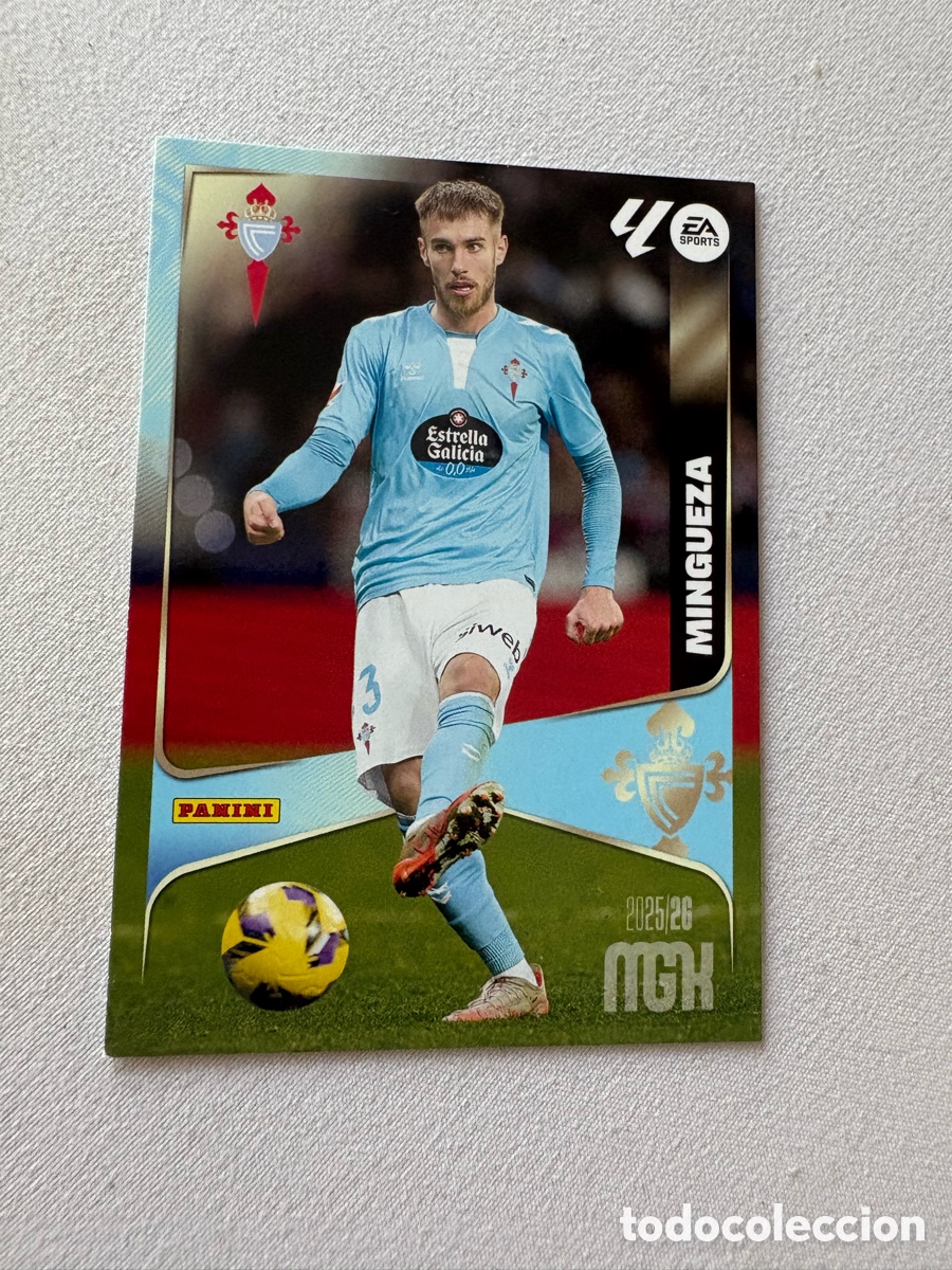 Cromos de f&uacute;tbol: MEGACRACKS MINGUEZA 116 CELTA DE VIGO LIGA 25 26 2025 2026 MGK PANINI