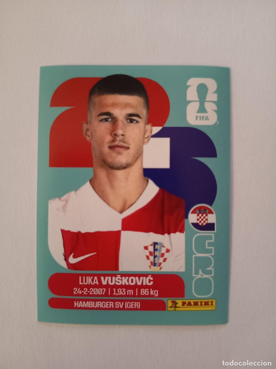Figurine di Calcio: CROMO ROOKIE CRO6 CRO6 LUKA VUSKOVIC CROACIA CROATIA - PANINI MUNDIAL WORLD CUP 2026 STICKERS FIFA