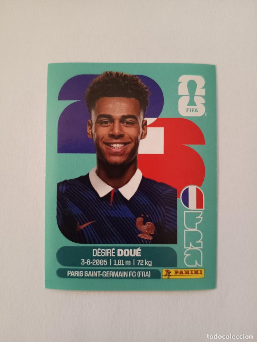 Figurine di Calcio: CROMO FRA17 FRA 17 D&Eacute;SIR&Eacute; DOU&Eacute; FRANCIA FRANCE PSG - PANINI MUNDIAL WORLD CUP 2026 STICKERS FIFA