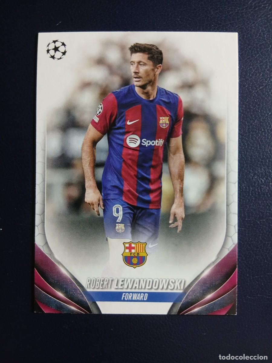 Cromos de f&uacute;tbol: Robert Lewandowski 11 Topps Chrome 2024 FC Barcelona
