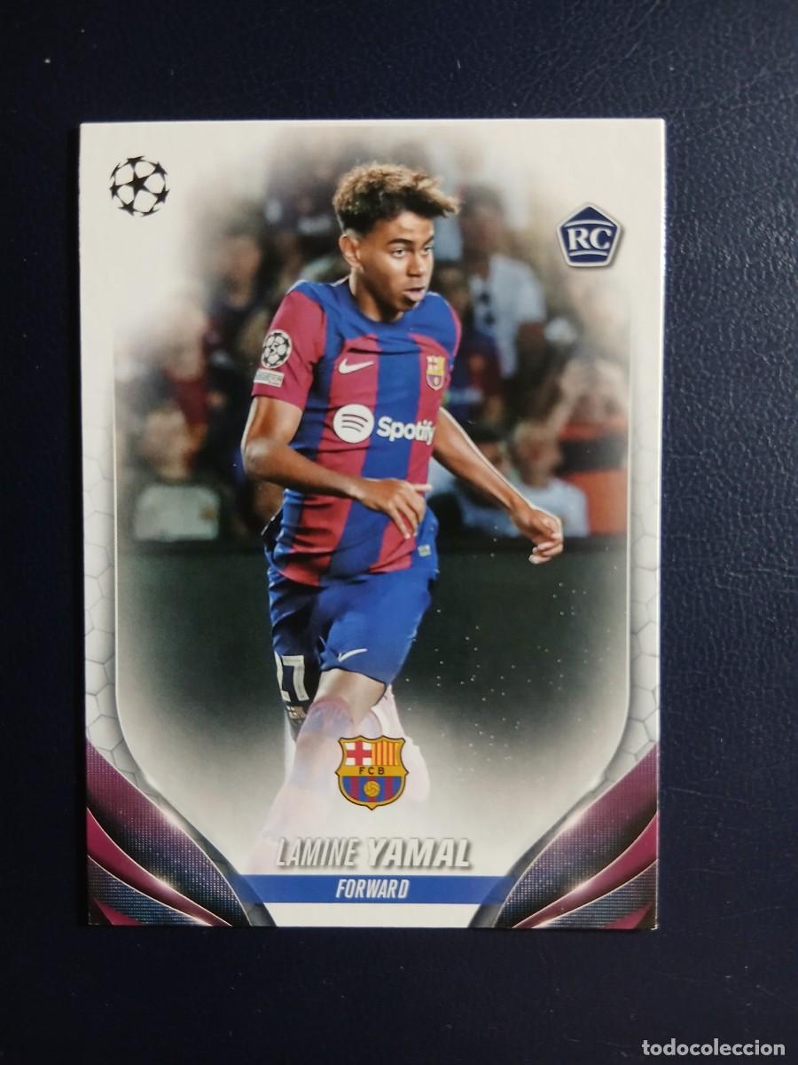 Cromos de f&uacute;tbol: 064 64 LAMINE YAMAL - Rookie FC BARCELONA 2023 2024 TOPPS UEFA CLUB COMPETITIONS 23 24