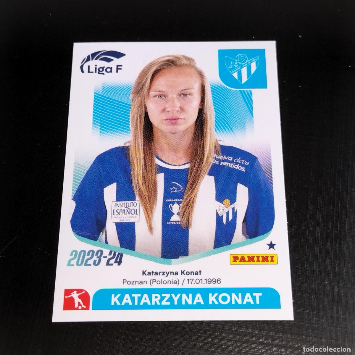 Cromos de f&uacute;tbol: N&ordm; 269 KATARZYNA KONAT SPORTING CLUB HUELVA CROMOS LIGA F FEMENINA PANINI 2023 2024 23 24