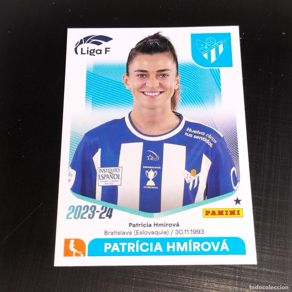 Cromos de f&uacute;tbol: N&ordm; 275 PATRICIA HMIROVA SPORTING CLUB HUELVA CROMOS LIGA F FEMENINA PANINI 2023 2024 23 24