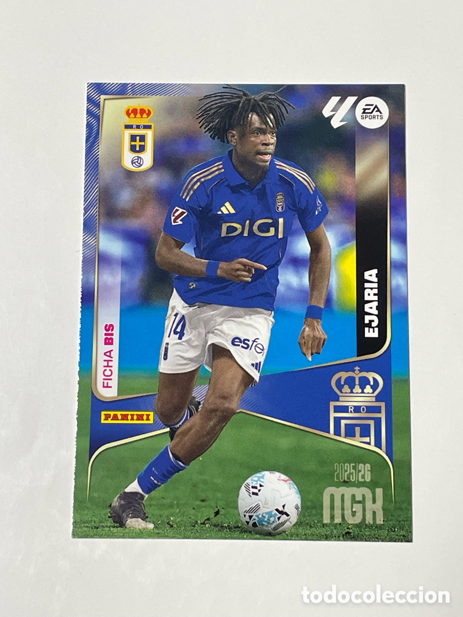 Cromos de f&uacute;tbol: Oviemuno Ejaria Oviedo Panini Megacracks 2025/26 #284 BIS