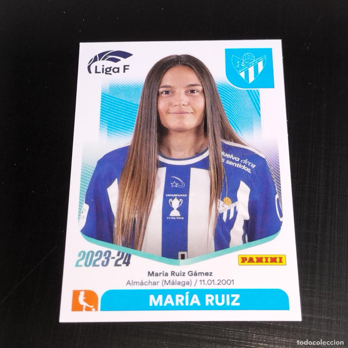 Cromos de f&uacute;tbol: N&ordm; 277 MARIA RUIZ SPORTING CLUB HUELVA CROMOS LIGA F FEMENINA PANINI 2023 2024 23 24