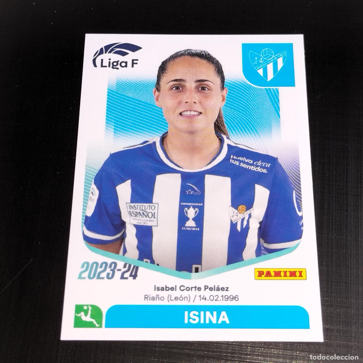 Cromos de f&uacute;tbol: N&ordm; 280 A ISINA SPORTING CLUB HUELVA CROMOS LIGA F FEMENINA PANINI 2023 2024 23 24