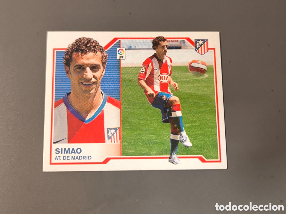 Cromos de Futebol: SIMAO Fichaje 24 Atl&eacute;tico de Madrid Liga Este 07 08
