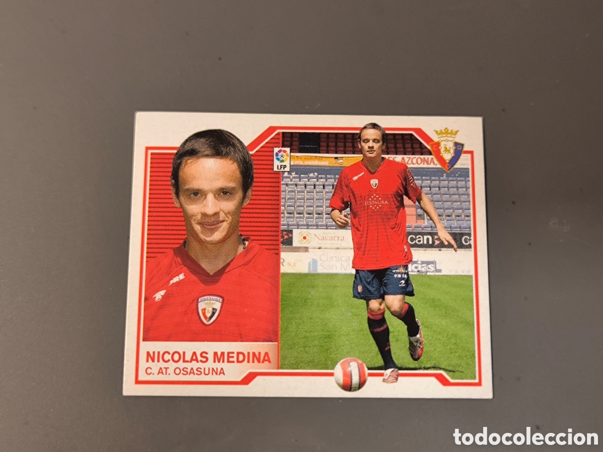 Cromos de Futebol: NICOL&Aacute;S MEDINA Fichaje 26 Osasuna Liga Este 07 08