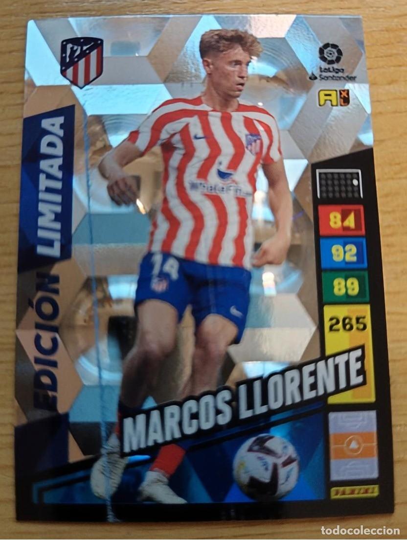 Cromos de f&uacute;tbol: CROMO FUTBOL CARD FOOTBALL MARCOS LLORENTE ATLETICO DE MADRID EDICION LIMITADA ADRENALYN XL LIGA 202