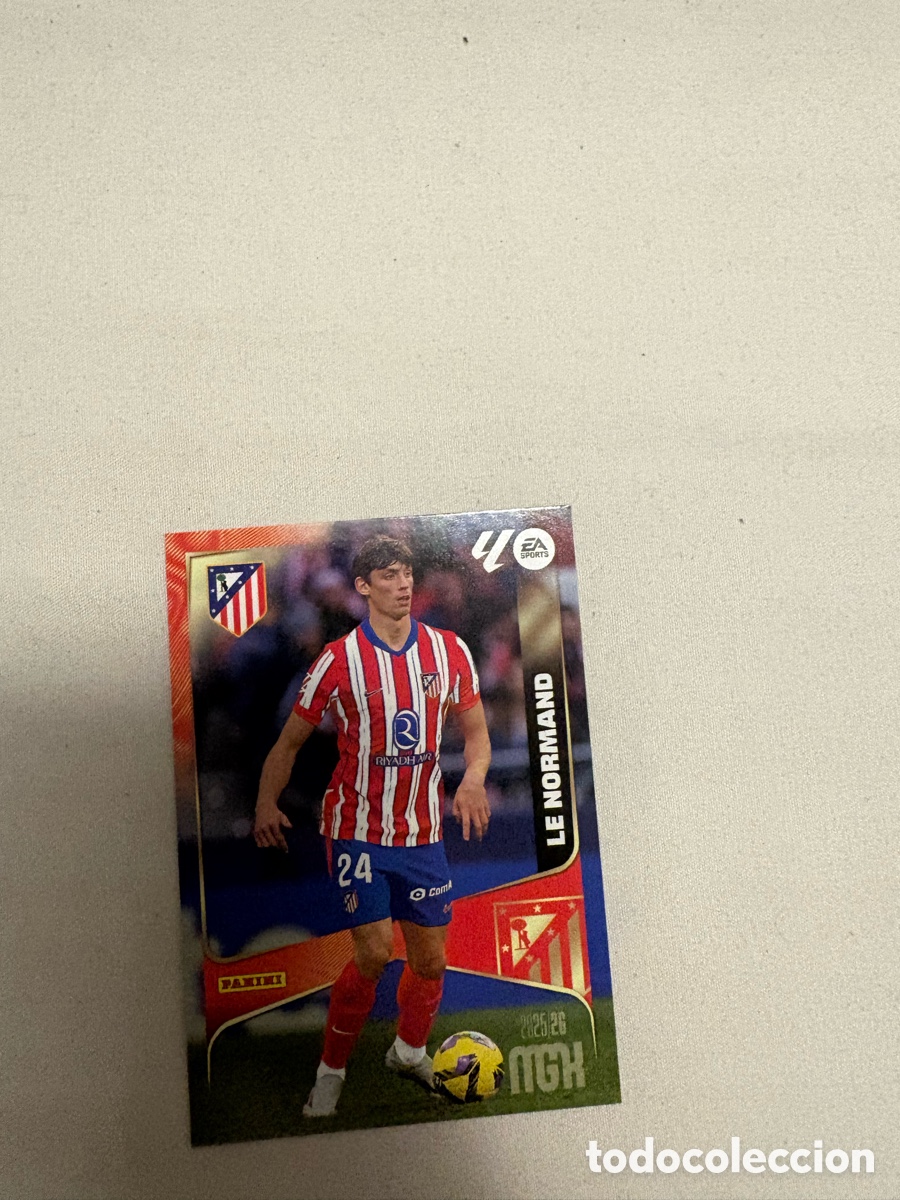 Cromos de f&uacute;tbol: C9823. LE NORMAND ATLETICO DE MADRID N&ordm; 60 MGK 2025 2026 25 26 PANINI