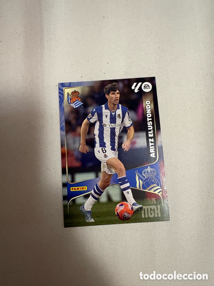 Cromos de f&uacute;tbol: MEGACRACKS MGK 2025 2026 25 26 PANINI N&ordm; 313 ARITZ ELUSTONDO REAL SOCIEDAD