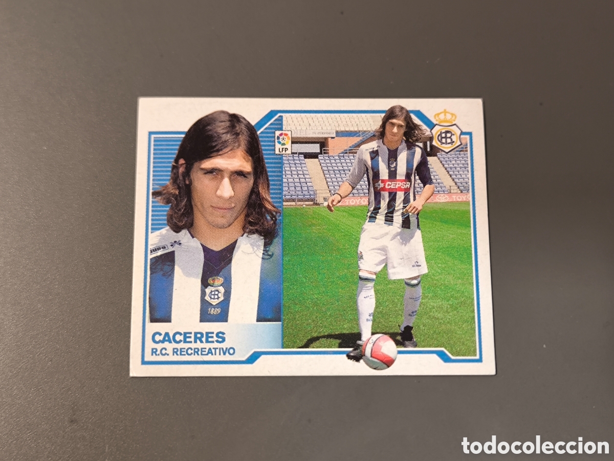 Cromos de f&uacute;tbol: C&Aacute;CERES Coloca RC Recreativo Liga Este 07 08