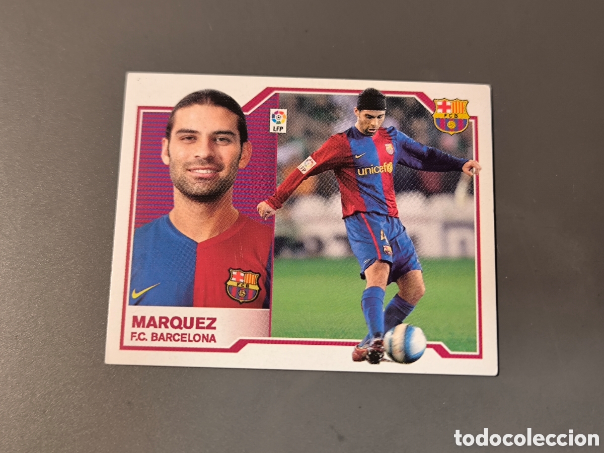 Cromos de f&uacute;tbol: M&Aacute;RQUEZ FC Barcelona Liga Este 07 08