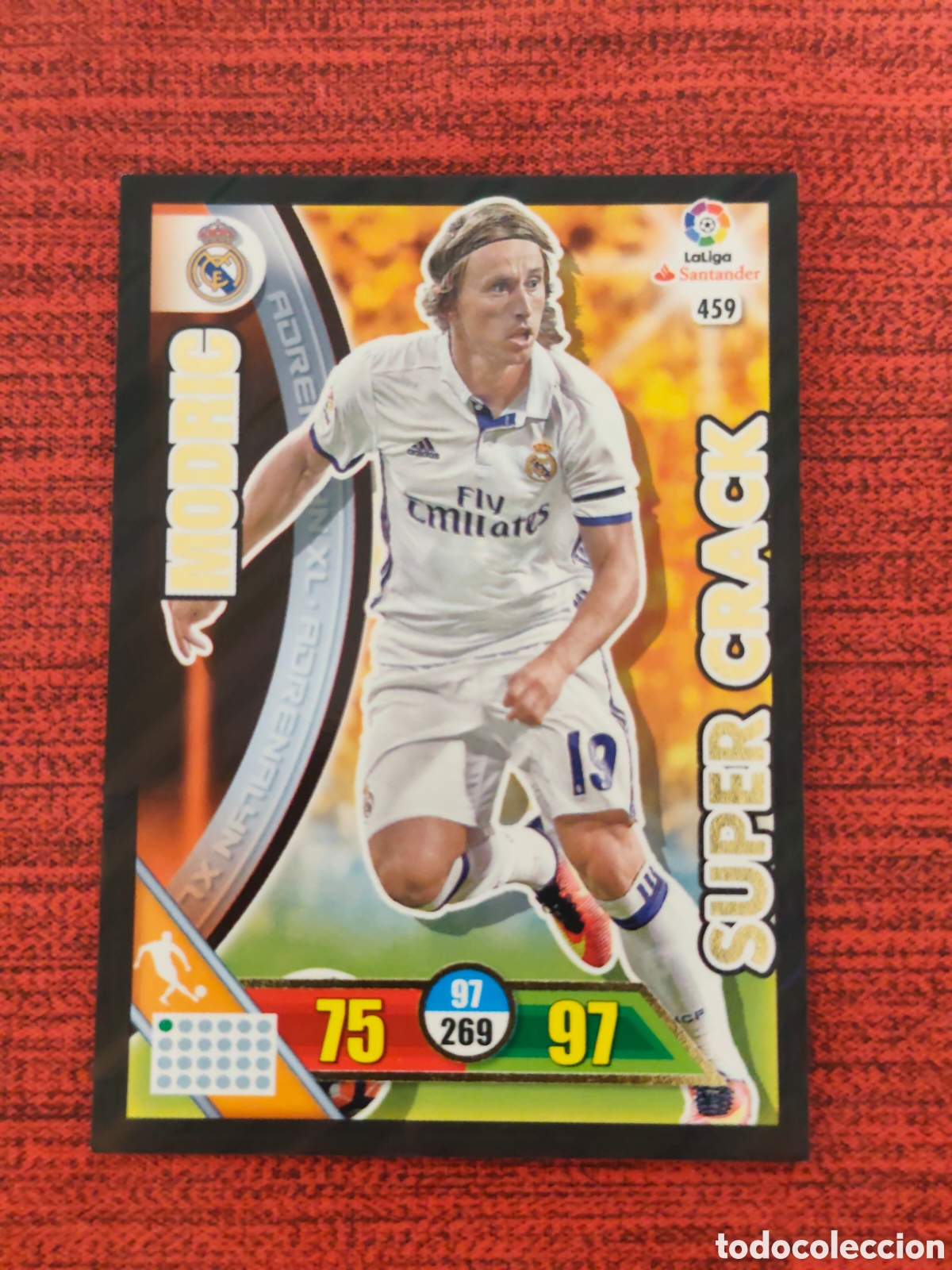 Cromos de f&uacute;tbol: SUPER CRACK 459 MODRIC REAL MADRID ADRENALYN XL LIGA 2016 2017