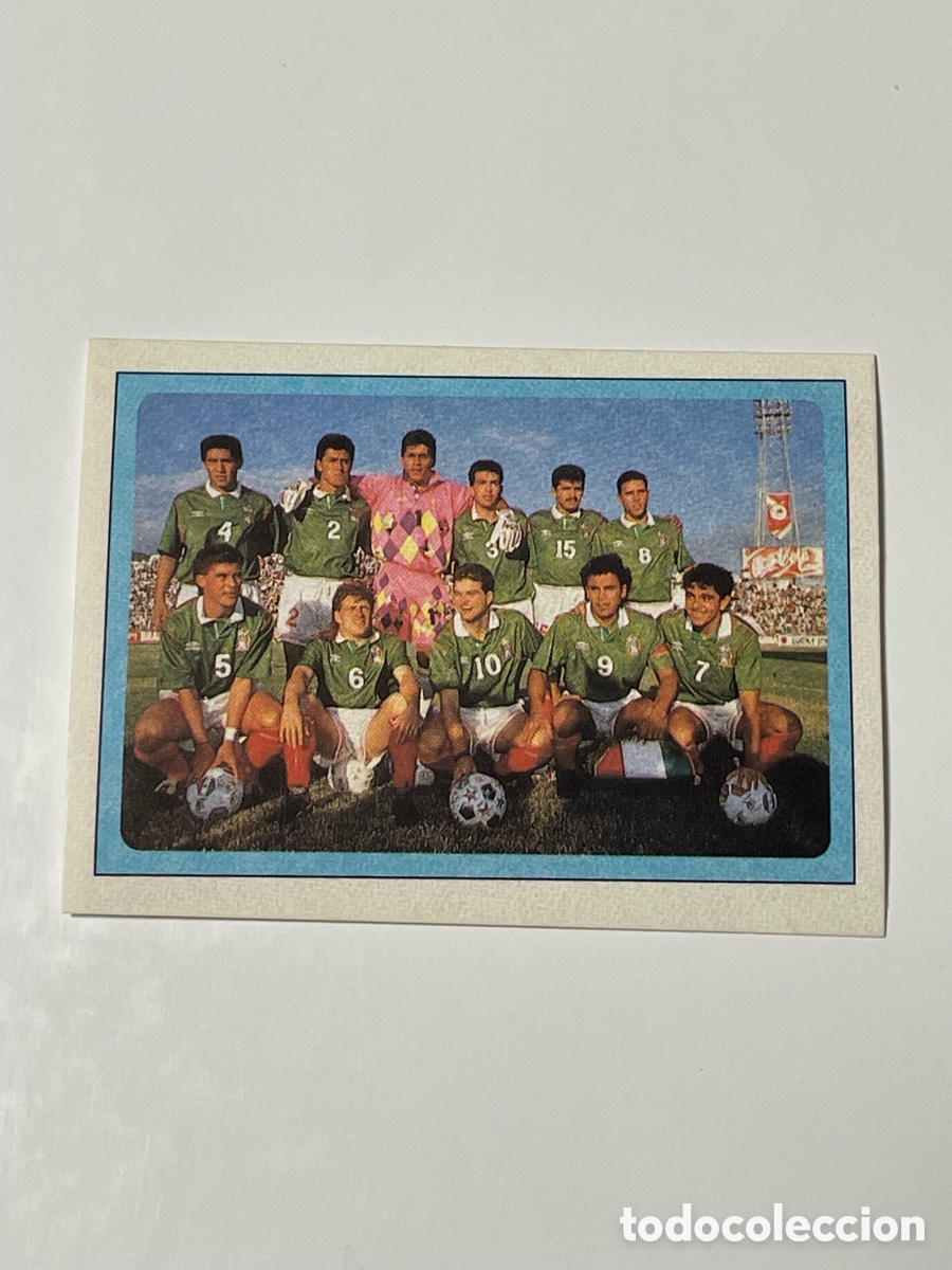 Cromos de f&uacute;tbol: Selecci&oacute;n de M&eacute;xico ed. Estadio USA 94 #295