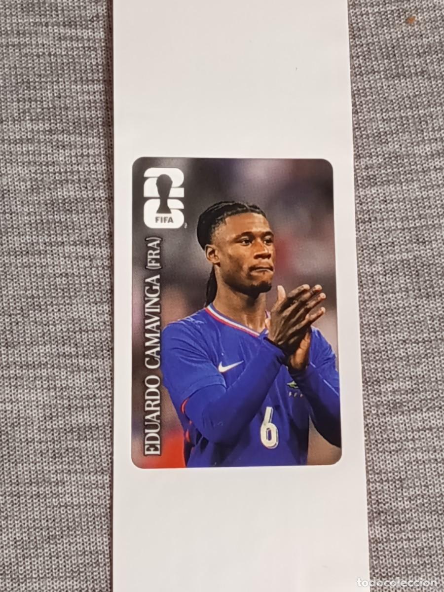Cromos de f&uacute;tbol: EDUARDO CAMAVINGA STICKER PROMOCION COCA COLA MUNDIAL 2026 PANINI FIFA WORLD CUP NUEVO