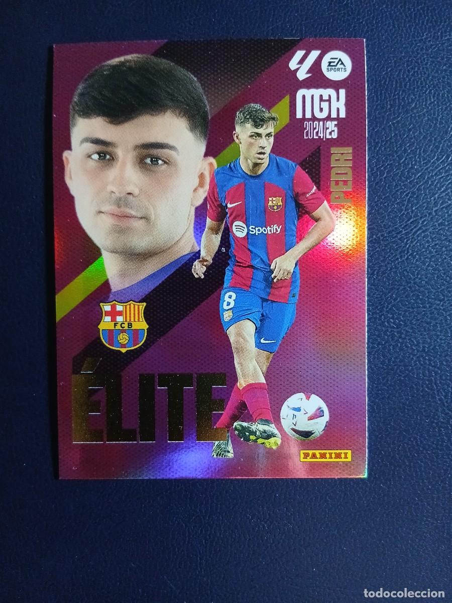 Cromos de f&uacute;tbol: 13 PEDRI BARCELONA ELITE PANINI LIGA MEGACRACKS 24 25 2024 2025