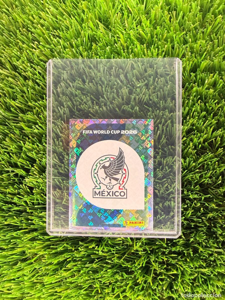 Cromos de f&uacute;tbol: N&ordm; MEX1 Escudo M&eacute;xico Mundial 2026 Stickers