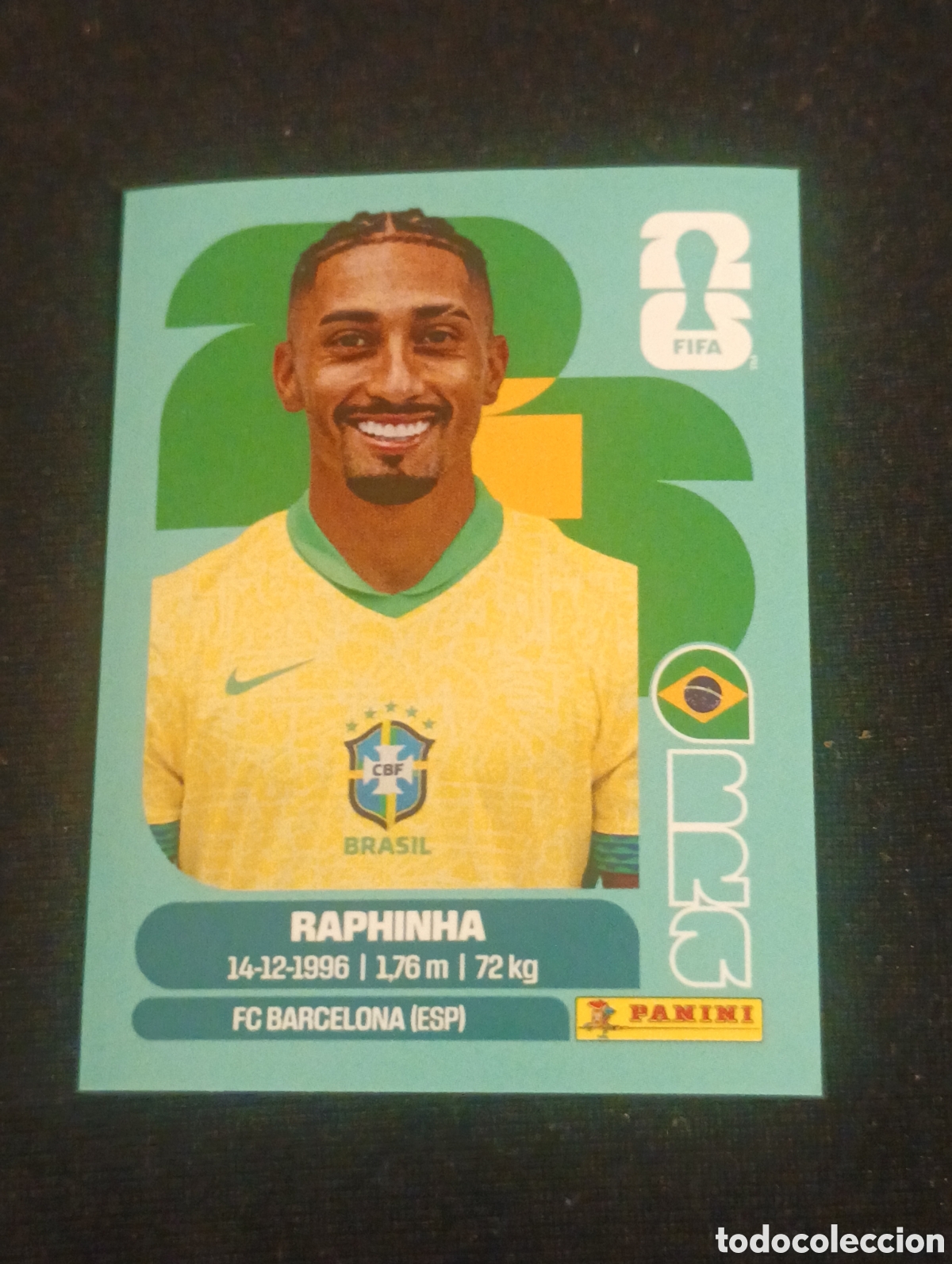 Cromos de f&uacute;tbol: mundial panini 2026 raphinha