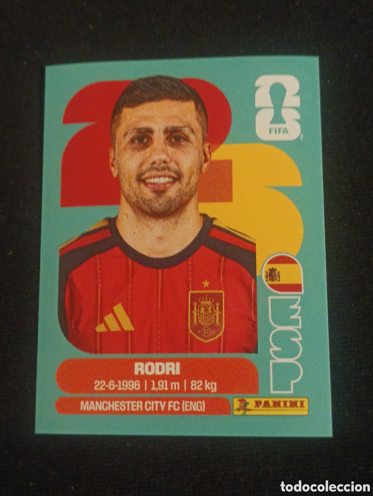Cromos de f&uacute;tbol: mundial panini 2026 Rodri