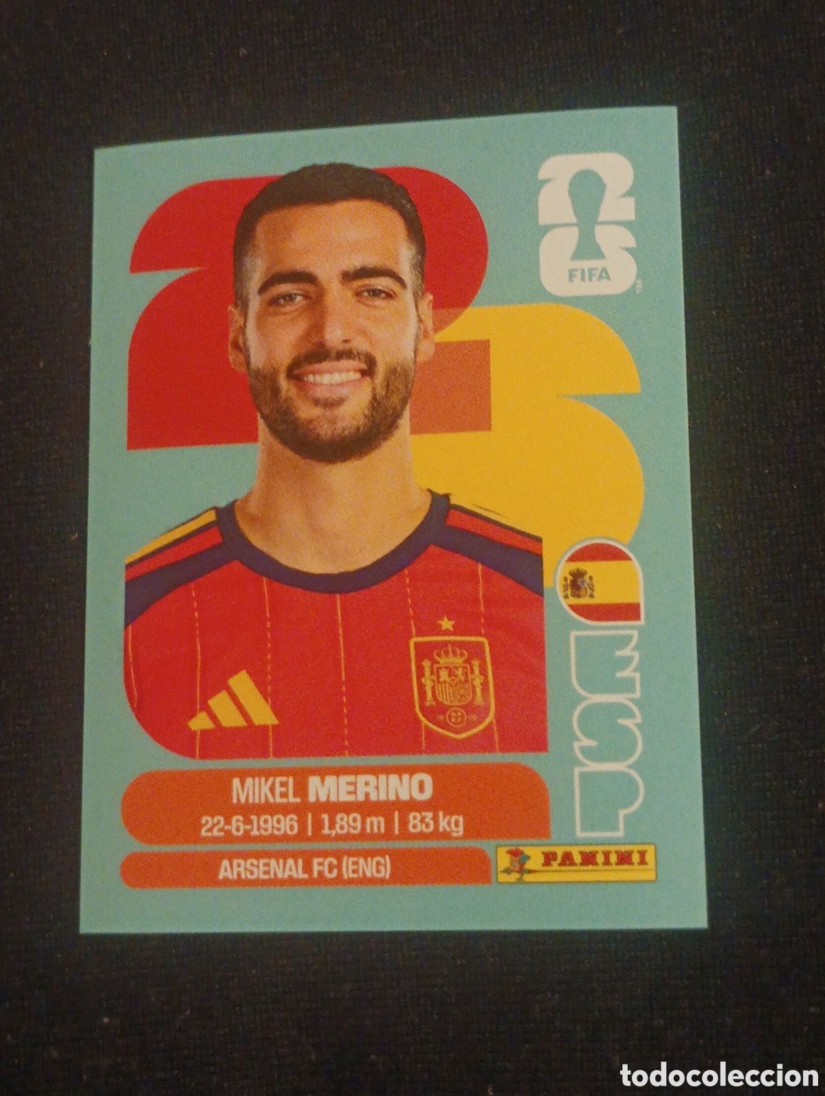 Cromos de f&uacute;tbol: mundial panini 2026 Mikel merino