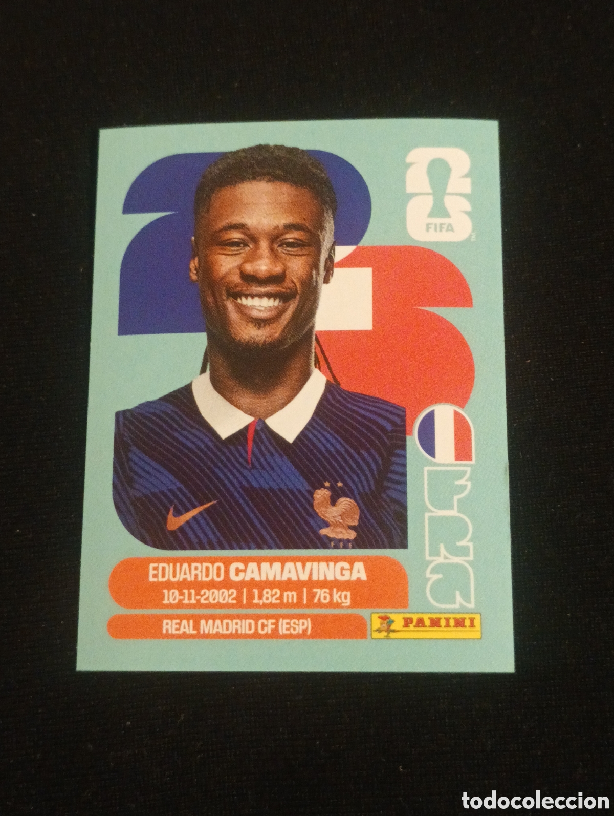 Cromos de f&uacute;tbol: mundial panini 2026 Eduardo camavinga