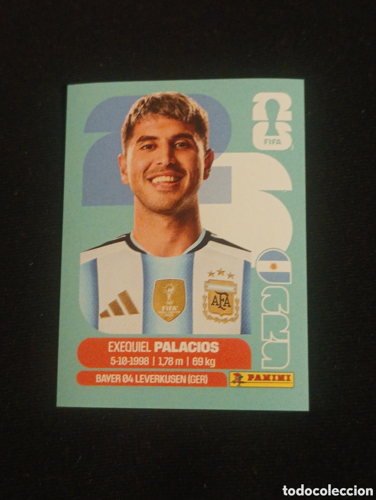 Cromos de f&uacute;tbol: mundial panini 2026 Exequiel palacios