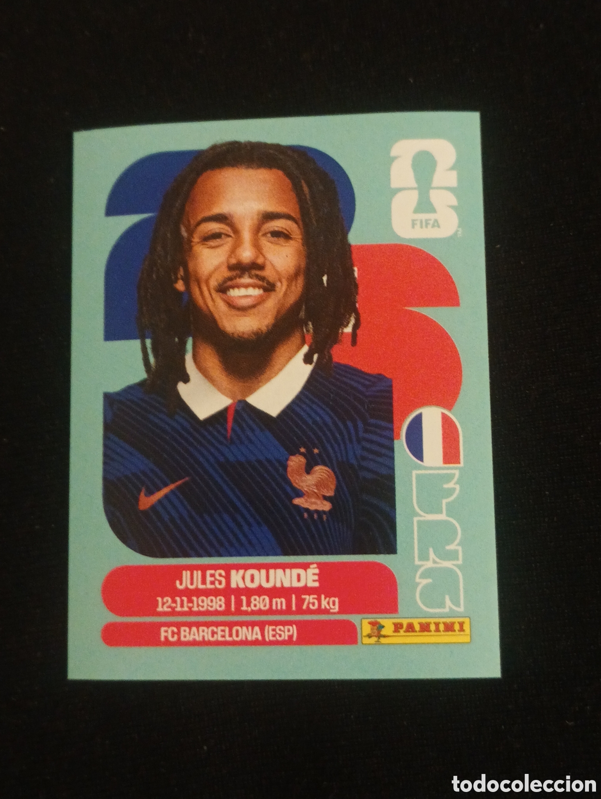 Cromos de f&uacute;tbol: mundial panini 2026 jules kounde