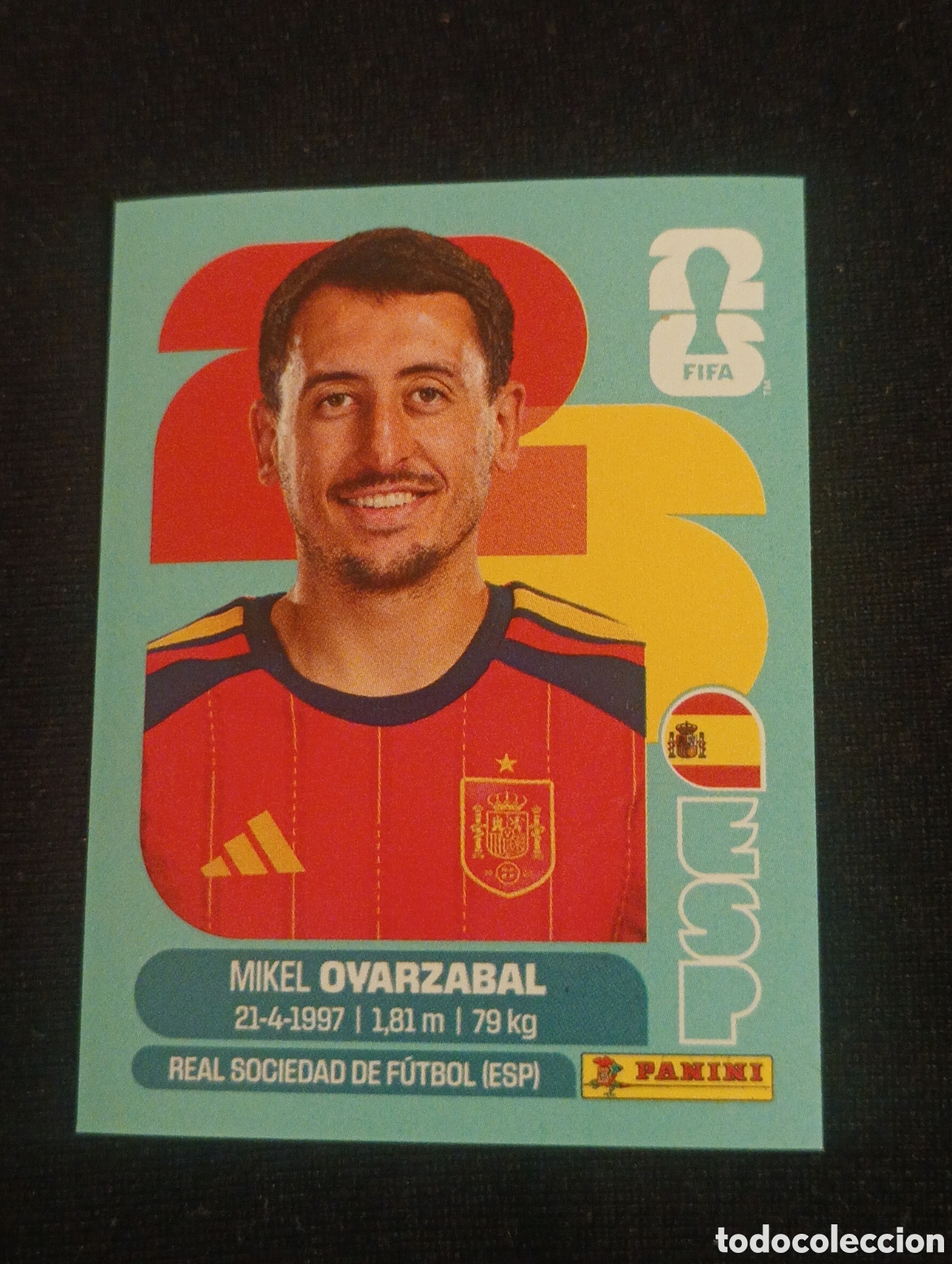 Cromos de f&uacute;tbol: mundial panini 2026 Mikel oyarzabal