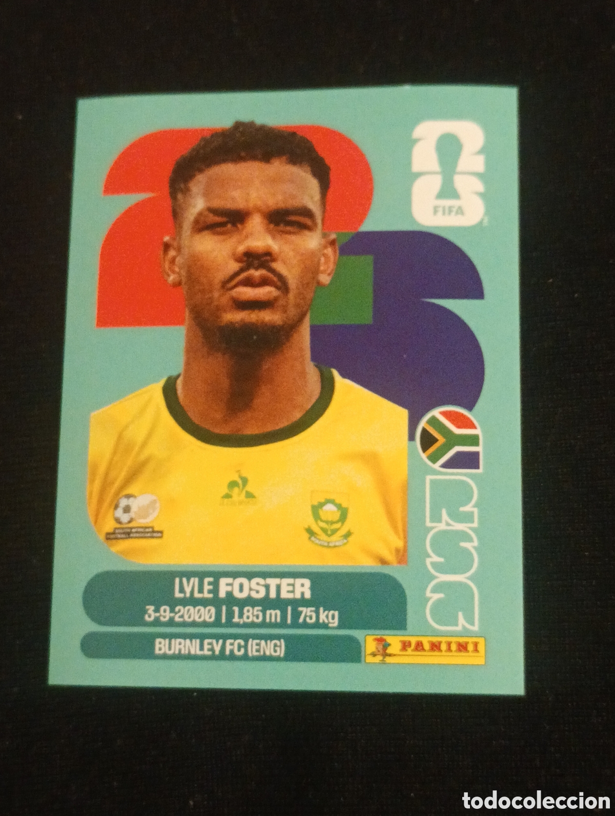 Cromos de f&uacute;tbol: mundial panini 2026 lyle foster
