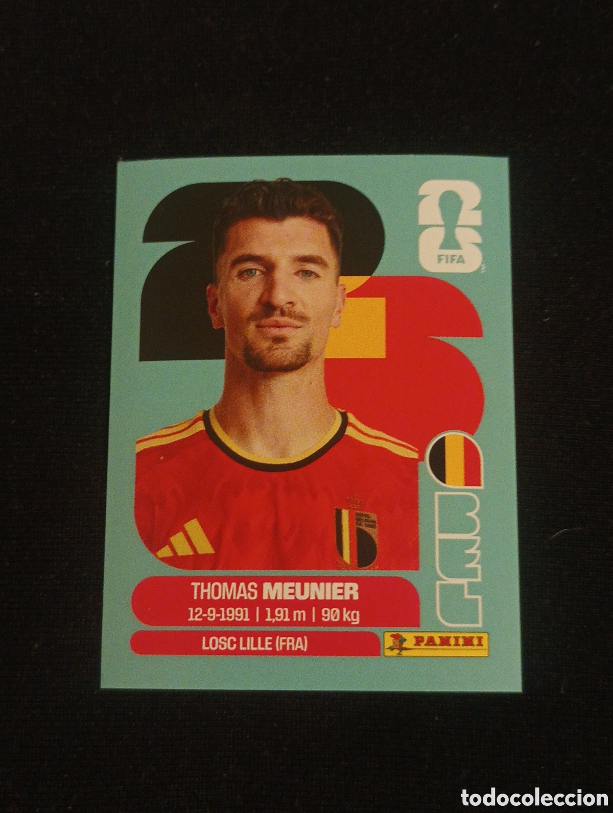 Cromos de f&uacute;tbol: mundial panini 2026 Thomas meunier