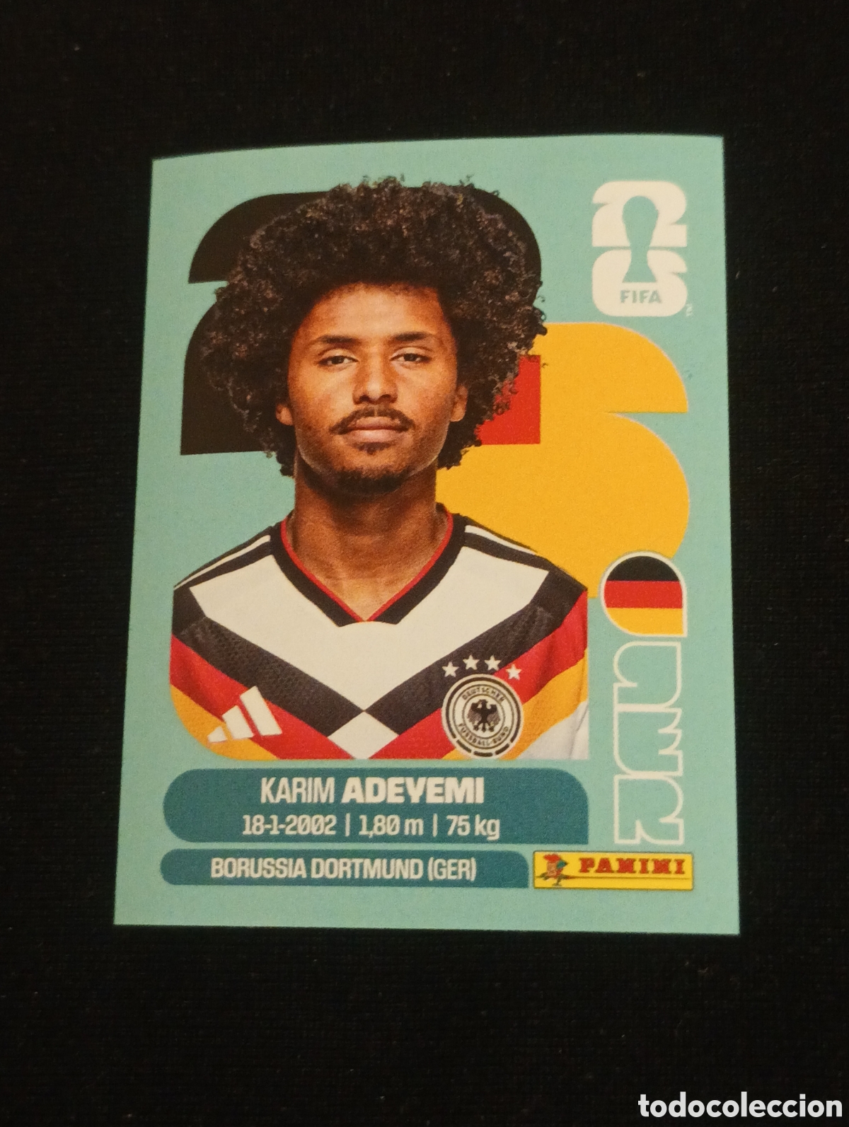 Cromos de f&uacute;tbol: mundial panini 2026 Karim adeyemi