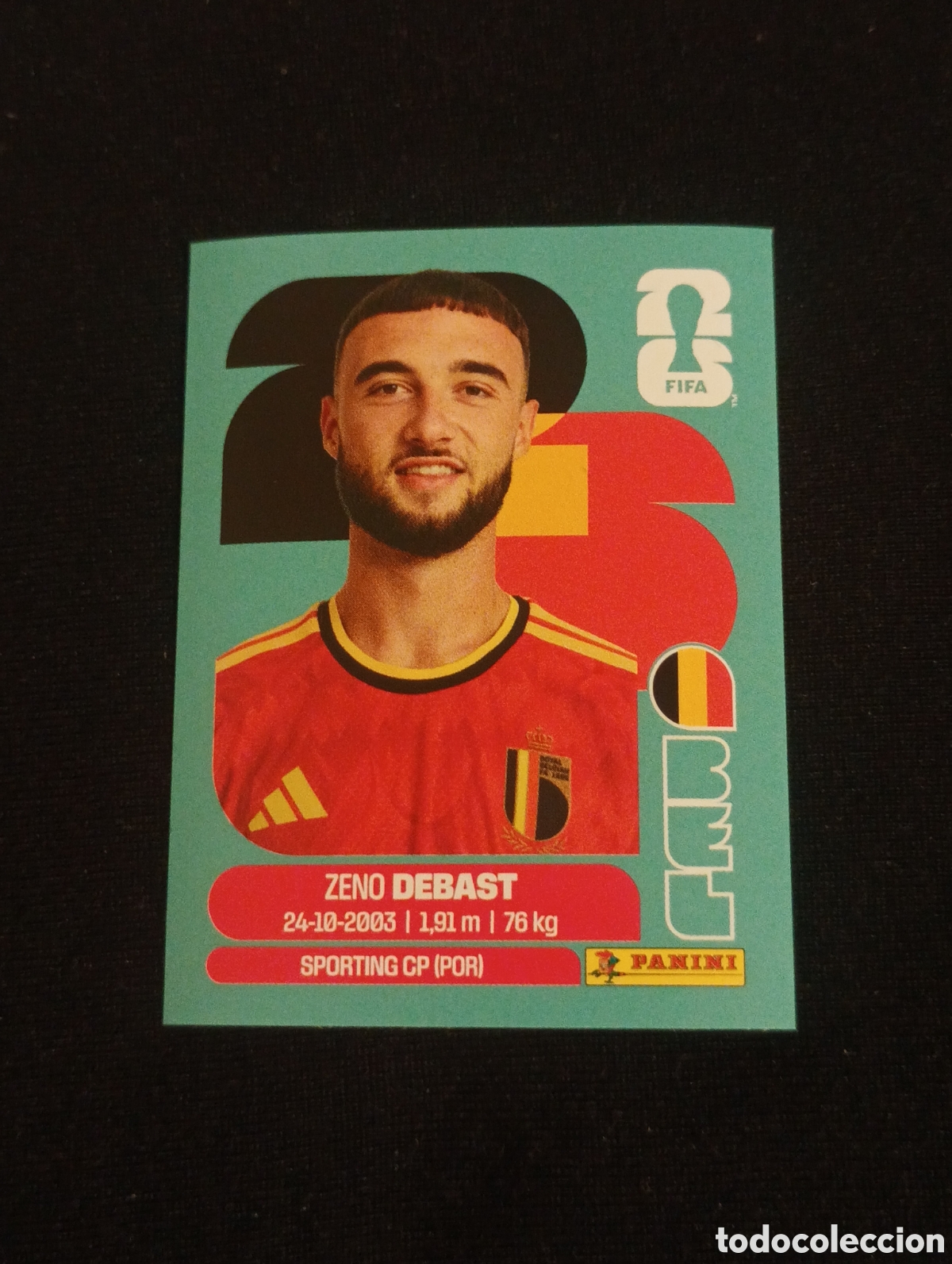 Cromos de f&uacute;tbol: mundial panini 2026 zeno debast