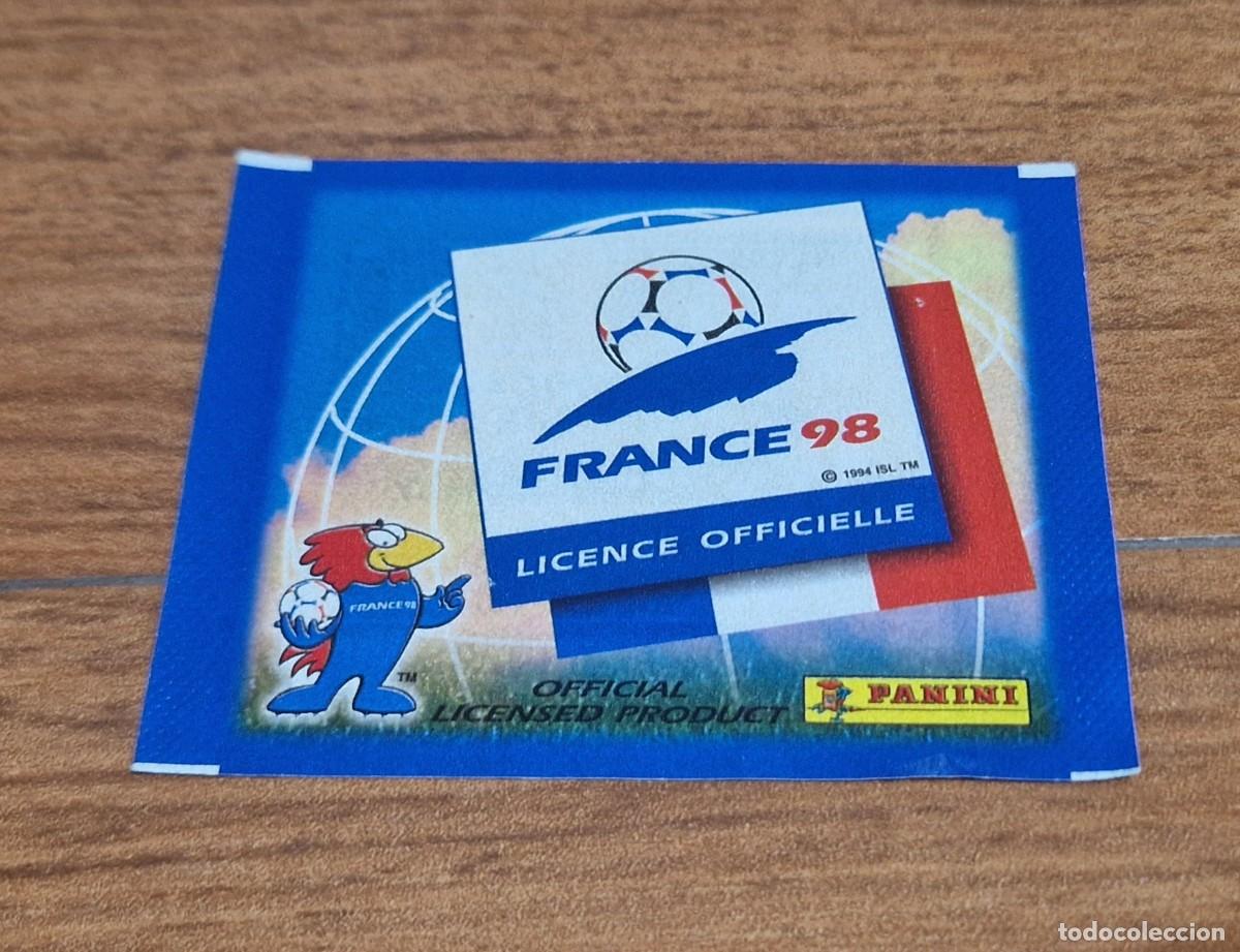 Cromos de f&uacute;tbol: SOBRE DE CROMOS MUNDIAL FRANCIA 98 (VACIO)PANINI