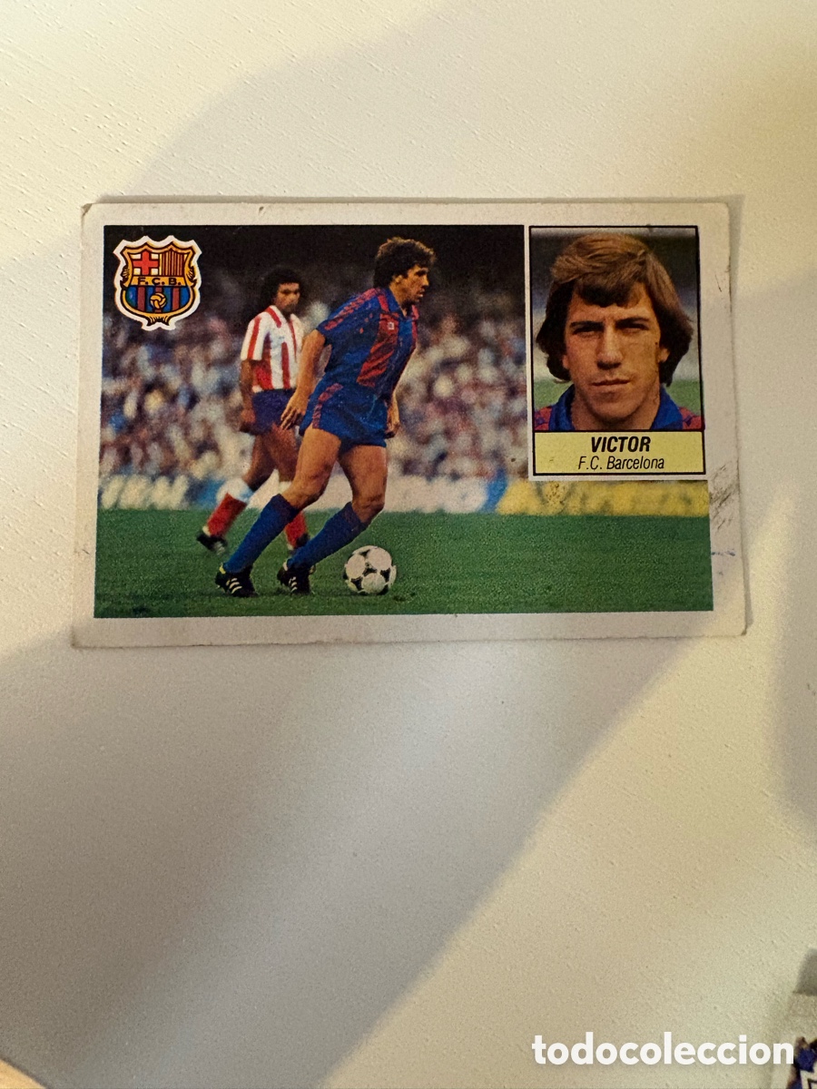 Cromos de f&uacute;tbol: VICTOR F. C. BARCELONA LIGA ESTE 1984 1985 84 85
