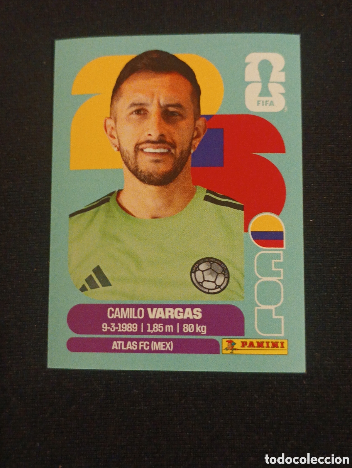 Cromos de f&uacute;tbol: mundial panini 2026 camilo vargas